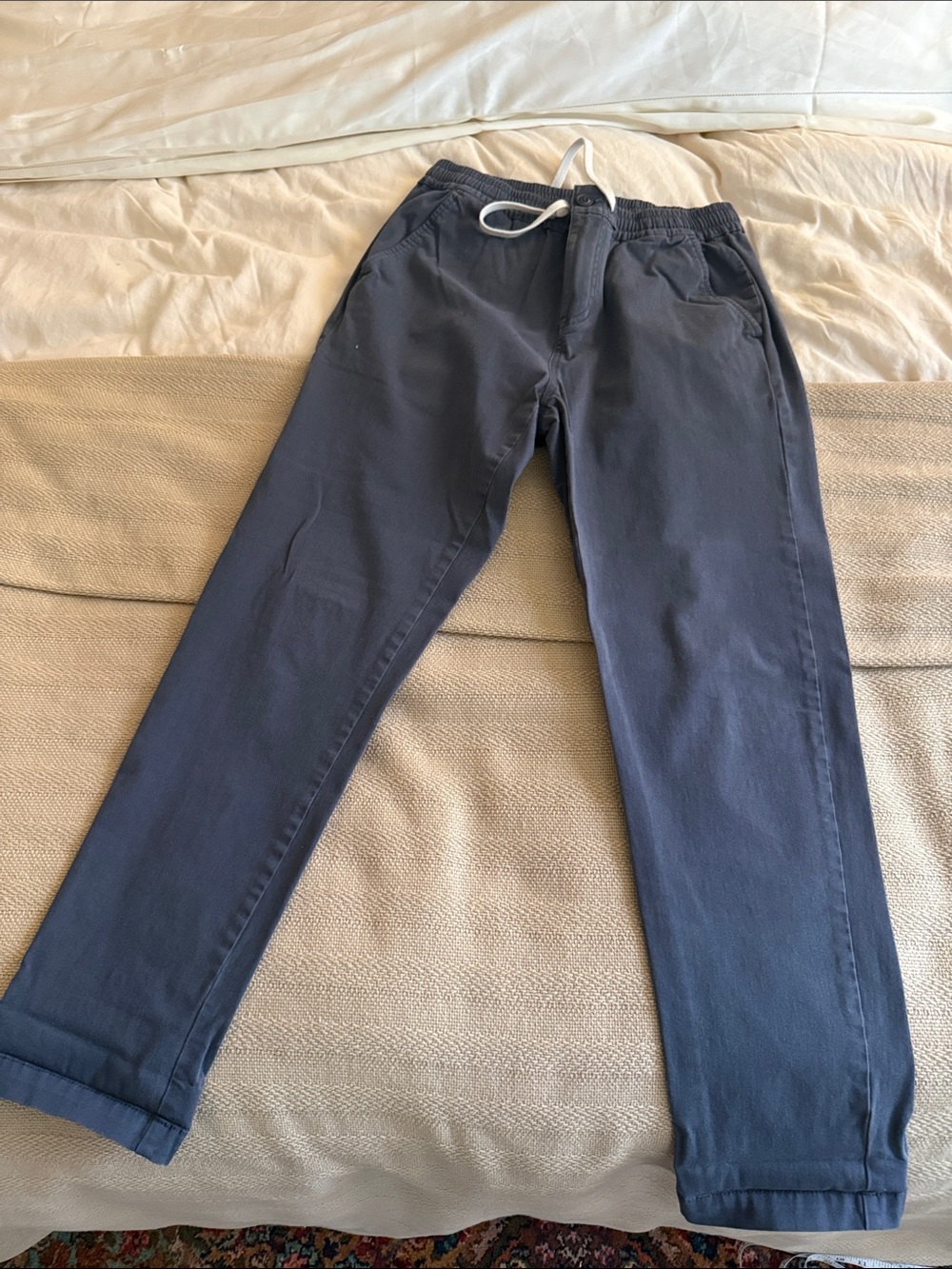 J. Crew Navy Drawcord Chinos